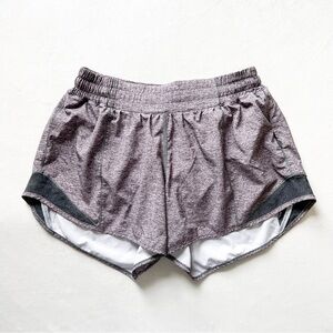 lululemon athletica Heathered Grey Hotty Hot  Athletic Shorts - Size 6
